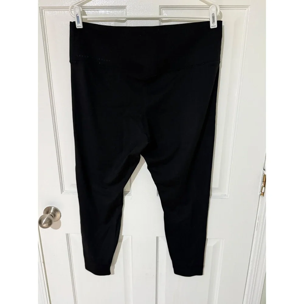 UNRL‎ Womens Black High Waisted Leave A Legacy Leggings Size 2XL Activewear
